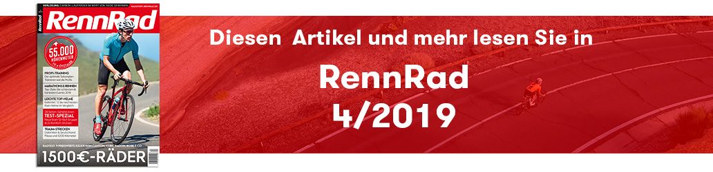 RennRad 4/2019, Banner