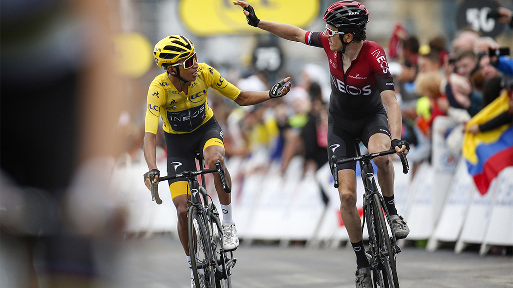 Egan Bernal, Geraint Thomas, Tour de France, 20. Etappe