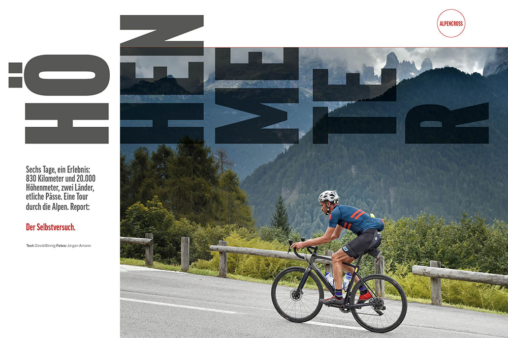 RennRad 8/2020, Alpen-Tour