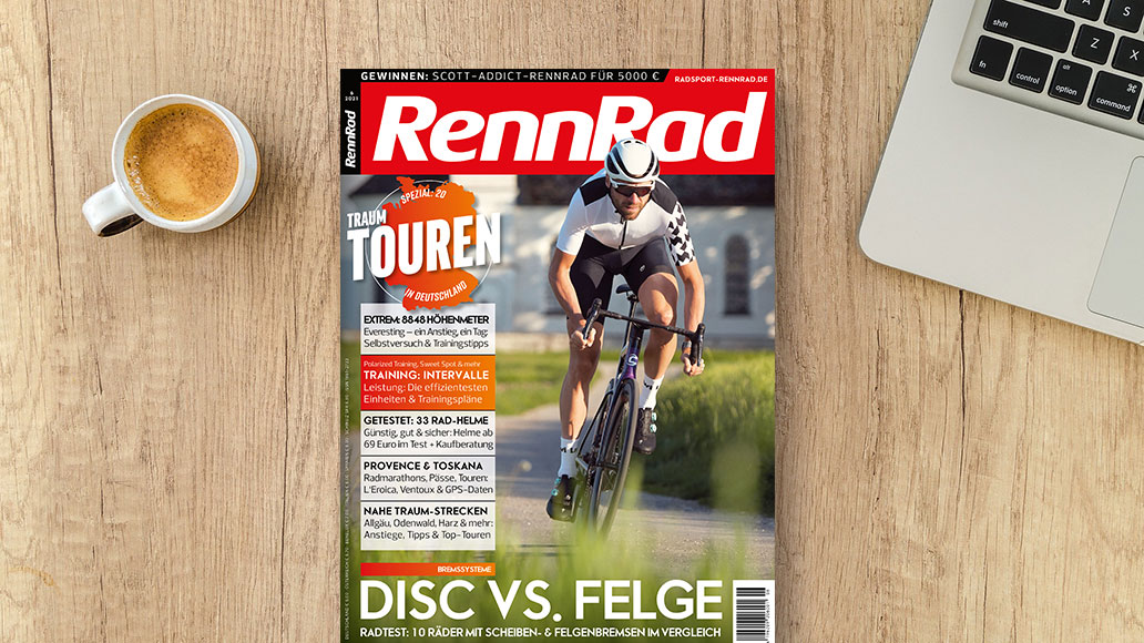 RennRad 6/2021, Heftinhalt, aktuelle Ausgabe, Ausgabe, Magazin