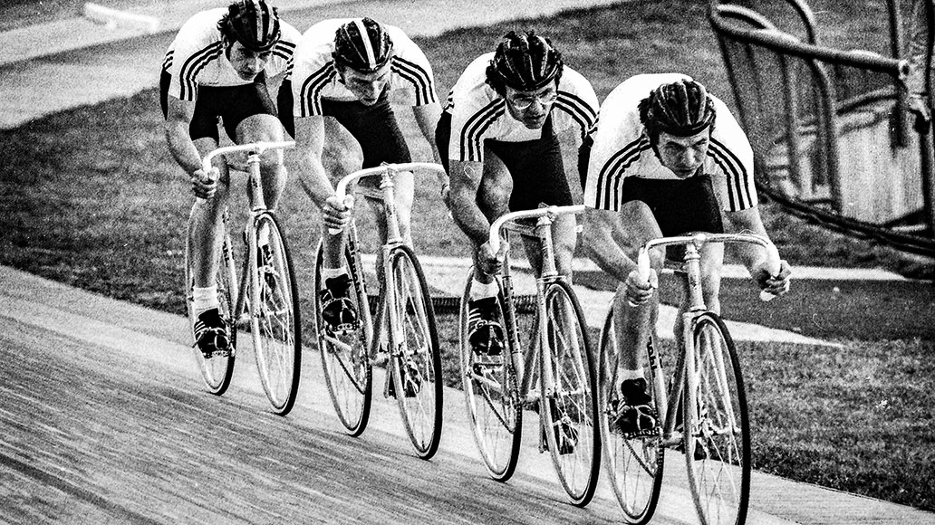 Historie, Radsport, Bahn-Vierer, Olympische Spiele